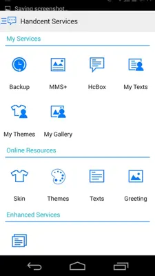 Handcent 6 Skin iOS7 android App screenshot 3